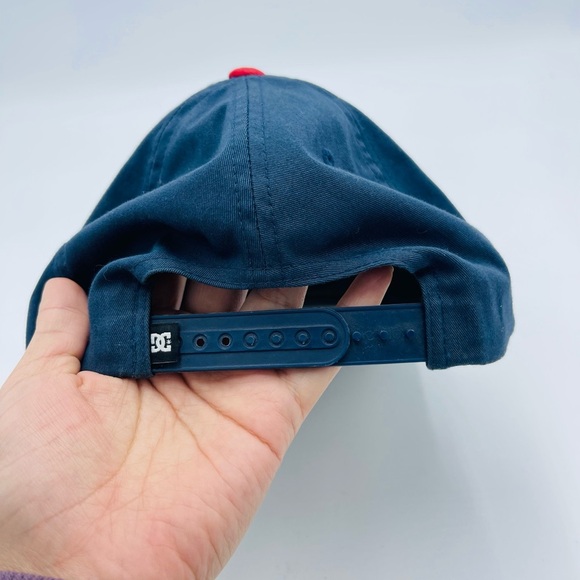 Vintage Style DC Quality Goods Embroidered Blue Red Skater SnapBack - Picture 5 of 7
